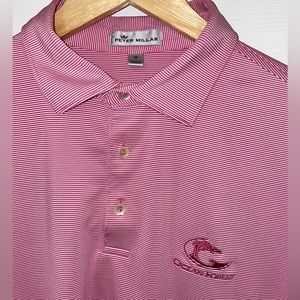 Peter Millar Golf Polo - Ocean Forrest